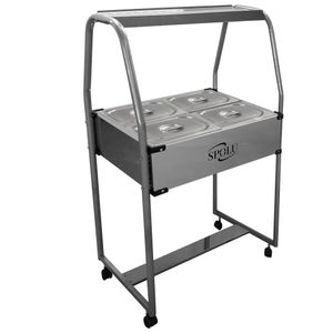 Buffet Salada Infantil Spolu Gelo-x 6 Cubas Frias Spl-535