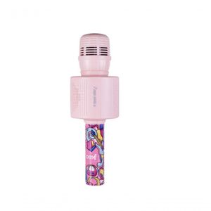 Microfone Bluetoth Teen Star Rosa Oex