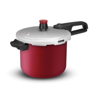 Panela De Pressão Fechamento Externo Segura 4,5 Litros Vermelha Rochedo Vermelho