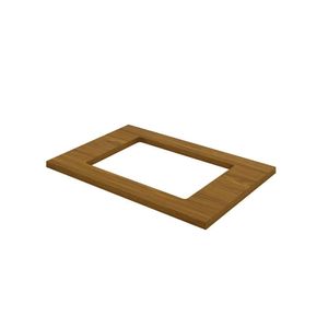 Tampo Com Recorte Para Cooktop Emilly 80cm Espresso Móveis Nature
