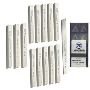 Kit Bits Quadrado E Bedame Com 12% De Cobalto E Inserto Pastilha Tnux 160404 L Lt10 (lamina)