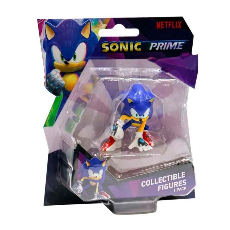 Mini Figura De Ação - Sonic Prime - Sonic - Toyng - WebContinental