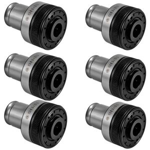 Kit Adaptadores Troca Rápida Para Mandril Flutuante Haste Paralela