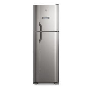 Geladeira Electrolux Frost Free 400l Efficient Turbo Freezer Duplex Inox Look (dfx44)