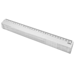 Régua 30cm Waleu Cristal C/25