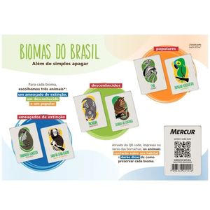 Borracha Mercur Biomas Pote 40pçs Ref 1091