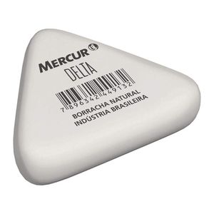 Borracha Mercur Delta Branca Pote 18pçs Ref 1030