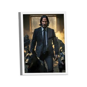 Quadro John Wick Dogs -- Br Artes
