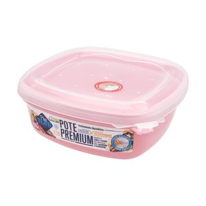 Pote Plastutti Quadrado C/ Trava 1,178l Ref 0002/99v