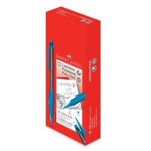 Lapiseira Faber Poly Click Azul 0.5 C/12