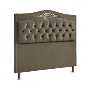 Cabeceira Holanda 0,90 Para Cama Box Solteiro - Veludo Castor