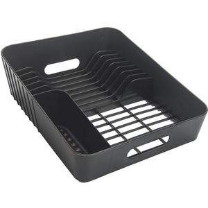Escorredor De Louça Plástico Preto Plastutti 0164/02
