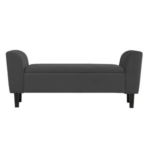 Recamier Bau Malibu 1,60m Suede Grafite - Inova Decor