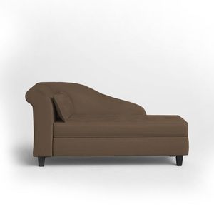 Recamier Diva França 1,60m Suede Marrom - Inova Decor