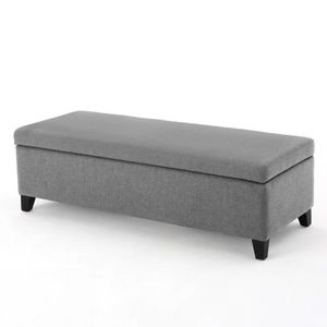 Recamier Bau Julia 1,20m Suede Cinza - Inova Decor