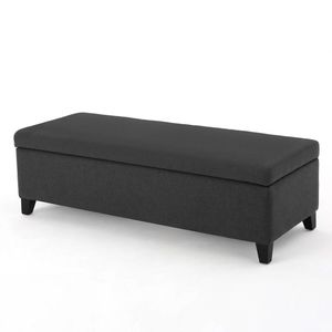Recamier Bau Julia 1,40m Suede Grafite - Inova Decor