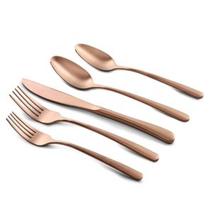 Conjunto De Talheres Copa E Cia 30 Peças Madrid Cobre Matte
