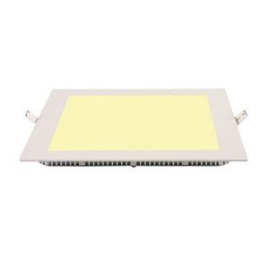 Painel Led Embutir Quadrado 17x17cm 12w Aluminio - Blumenau Luz Neutra - 4000k