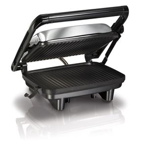 Sanduicheira Hamilton Panini Gourmet 220v Beach Inox - Cor: Inox