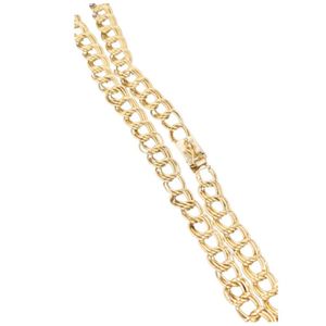 Corrente Grumet Triplo Fecho Gaveta 13mm Cordão Elegante