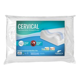 Travesseiro Látex Cervical Performance Lavável P/fronha (50x70) - Fibrasca
