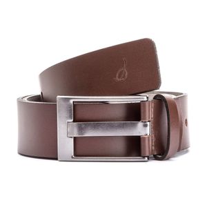Cinto Casual Em Couro Masculino Com Fivela Elegante E Moderno