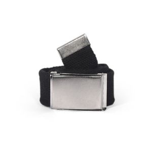 Cinto Casual Masculino Em Tecido Regulavel Com Fecho Fivela Em Metal