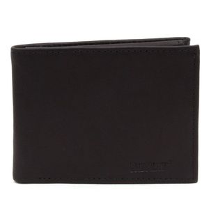 Carteira Slim Casual Em Couro Masculino Lisa Basica Com Porta Documentos