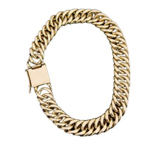 Pulseira Grumet Ocada Fecho Trava Duplo 11mm Moeda Antiga