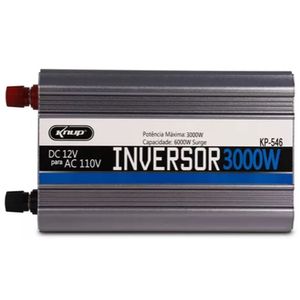 Conversor De Energia 12v Para 100v 3000w De Alta Eficiencia