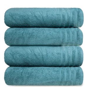 Kit 4 Toalha Gigante Banhão Fio Penteado 100% Algodão Twist - Verde