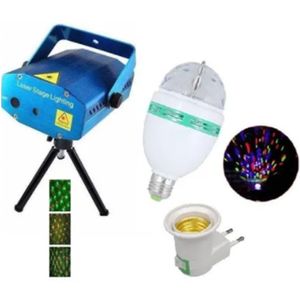 Kit Iluminação Festa Jogo De Luz Dj Mini Boate Em Casa