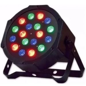Canhão 18 Leds Rgb Dmx Jogo De Luz Para Casa Noturna