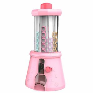 Brinquedo Kit Máquina De Anéis Com Acessórios - Rosa