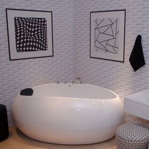 Banheira Hidromassagem Em Gel Coat Vancouver Première Astra Branco