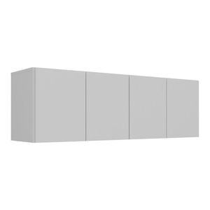 Armário De Cozinha Aéreo 4 Portas Multimóveis Mp2156 Branco Branco