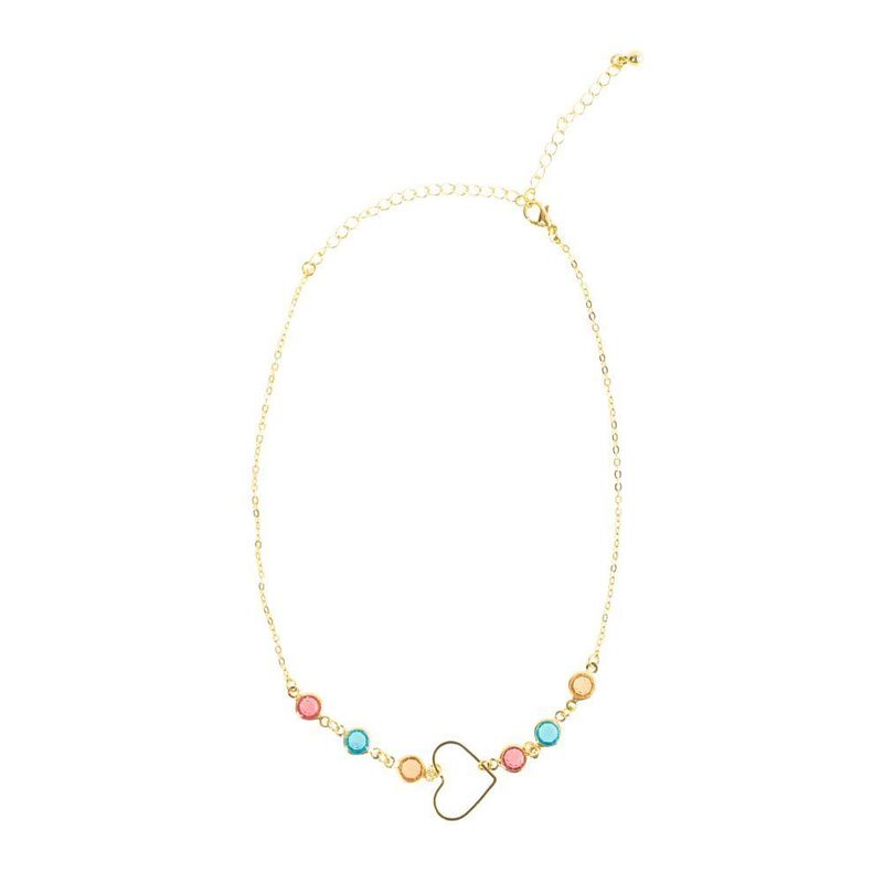 Choker-coracao-dourado – Fashion Biju