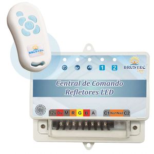 Central De Comando Luxo Rítmica Para Iluminação Colorida Rgb De Piscina 20A
