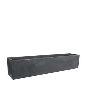 Jardineira Cubo 100 X 20 Cm Cor 18 - Antique Preto