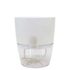 Cachepot Acqua Autoirrigável 15 Cm Cor 06 - Branco Sólido