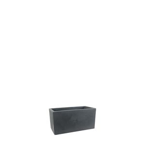 Jardineira Cubo 40 X 20 Cm Cor 18 - Antique Preto
