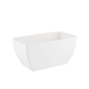 Floreira Siena 30 X 17 Cm Cor 06 - Branco Sólido