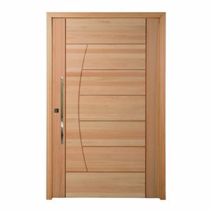 Porta Pivotante Maciça 214x109cm Eucalipto Pm78 Solar Cruzeiro Portas Nude