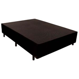 Cama Box Base Casal Universal Courano Black (138x188x24) - Luckspuma