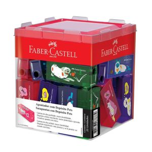 Apontador Faber Ret. Pets C-dep. C-25 Ref 125petzf