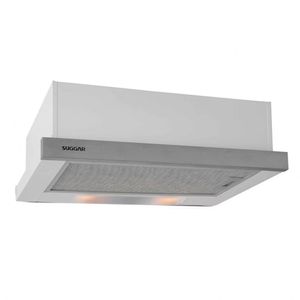 Depurador De Ar Suggar Slim De Embutir 60cm 3 Velocidades De6ix Inox 220v