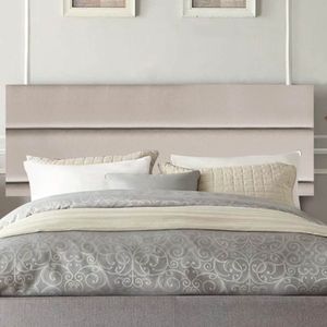 Painel Estofada Argentina 140cm Casal Para Cama Box Quarto Suede Bege - Gat Magazine