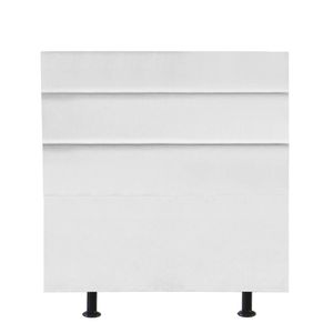 Cabeceira Estofada Argentina 100cm Solteiro Para Cama Box Quarto Suede Branco - Gat Magazine