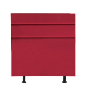 Cabeceira Estofada Argentina 100cm Solteiro Para Cama Box Quarto Suede Vermelho - Gat Magazine