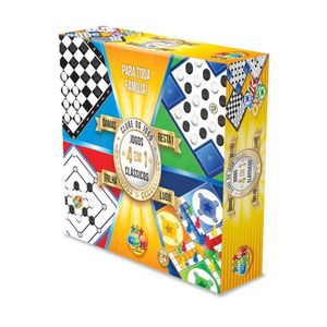 Jogo De Damas, Trilhas, Ludo E Resta 1 Ref 1045